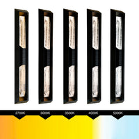 CWI Lighting - 1723W44-2-101-B - LED Outdoor Wall Mount - Petra - Sand Black