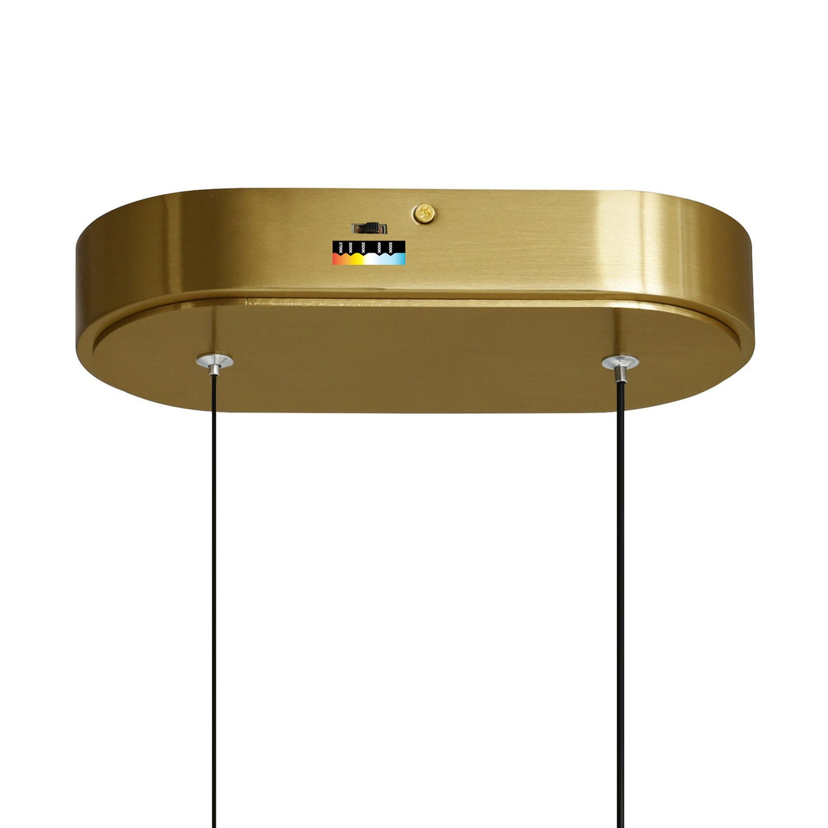 CWI Lighting - 1725P22-2-624 - LED Chandelier - Curva - Brass