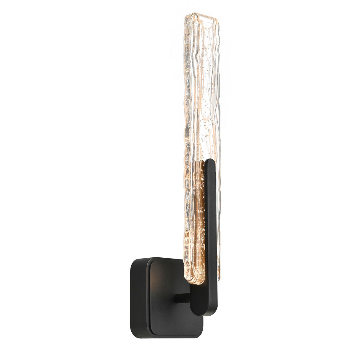 CWI Lighting - 1725W19-1-101-A - LED Wall Sconce - Curva - Sand Black