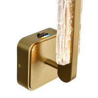 CWI Lighting - 1725W19-1-624 - LED Wall Sconce - Curva - Brass