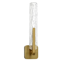CWI Lighting - 1725W19-1-624 - LED Wall Sconce - Curva - Brass