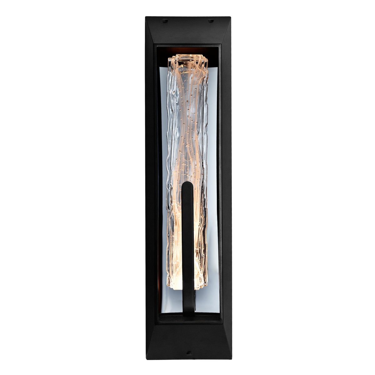 CWI Lighting - 1725W24-1-101-B - LED Outdoor Wall Mount - Curva - Sand Black