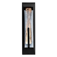 CWI Lighting - 1725W24-1-101-B - LED Outdoor Wall Mount - Curva - Sand Black