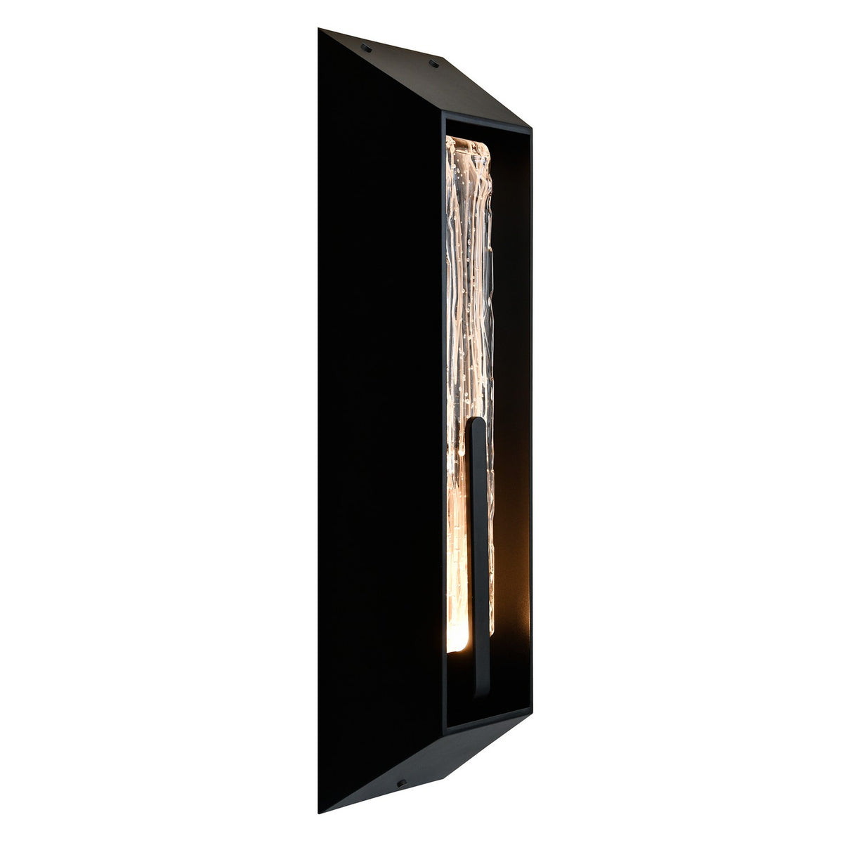 CWI Lighting - 1725W24-1-101-B - LED Outdoor Wall Mount - Curva - Sand Black