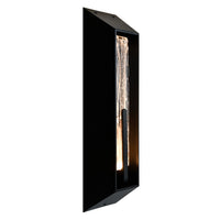 CWI Lighting - 1725W24-1-101-B - LED Outdoor Wall Mount - Curva - Sand Black