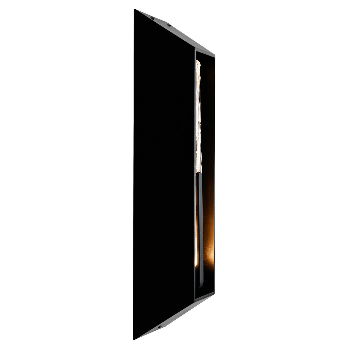 CWI Lighting - 1725W24-1-101-B - LED Outdoor Wall Mount - Curva - Sand Black