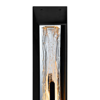CWI Lighting - 1725W24-1-101-B - LED Outdoor Wall Mount - Curva - Sand Black