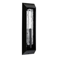 CWI Lighting - 1725W24-1-101-B - LED Outdoor Wall Mount - Curva - Sand Black
