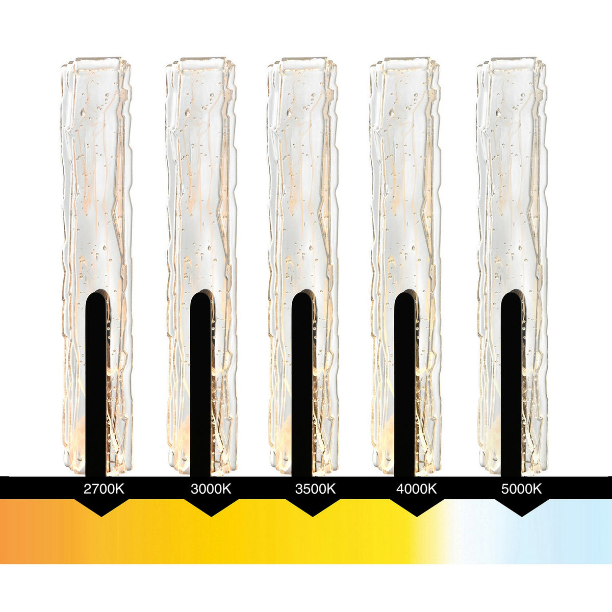 CWI Lighting - 1725W36-2-101-A - LED Wall Sconce - Curva - Sand Black