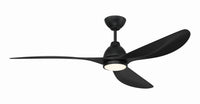Craftmade - FRZ56FB3 - 56" Ceiling Fan - Frazier 56" 3-blade In/Outdoor Ceiling Fan - Flat Black
