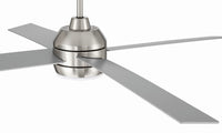Craftmade - KLS52BNK4 - 52" Ceiling Fan - Kelsey 52" 4-blade Indoor Ceiling Fan - Brushed Polished Nickel