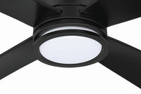 Craftmade - RHT52FB4 - 52" Ceiling Fan - Rhett 52" In/Outdoor Ceiling Fan - Flat Black