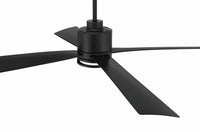 Craftmade - RHT52FB4 - 52" Ceiling Fan - Rhett 52" In/Outdoor Ceiling Fan - Flat Black