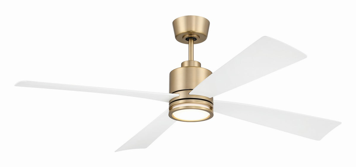 Craftmade - RHT52SB4 - 52" Ceiling Fan - Rhett 52" 4-Blade Indoor Ceiling Fan - Satin Brass