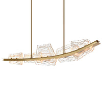 CWI Lighting - 1711P50-5-624 - LED Chandelier - Arcus - Brass
