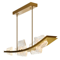 CWI Lighting - 1711P50-5-624 - LED Chandelier - Arcus - Brass