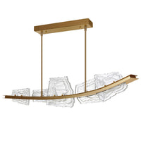 CWI Lighting - 1711P50-5-624 - LED Chandelier - Arcus - Brass