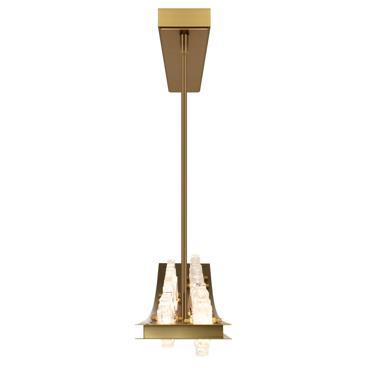 CWI Lighting - 1711P50-5-624 - LED Chandelier - Arcus - Brass