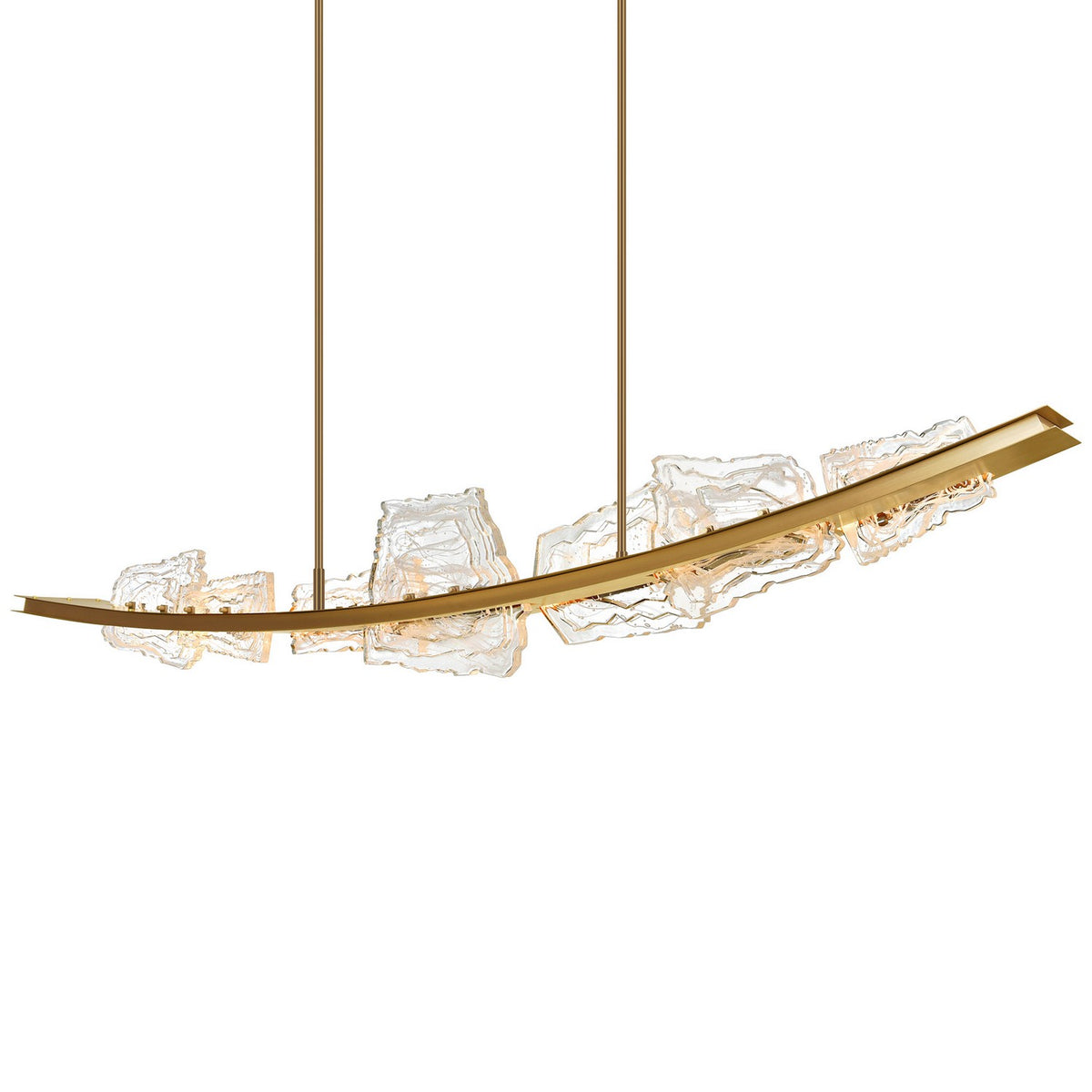CWI Lighting - 1711P70-7-624 - LED Chandelier - Arcus - Brass