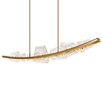 CWI Lighting - 1711P70-7-624 - LED Chandelier - Arcus - Brass