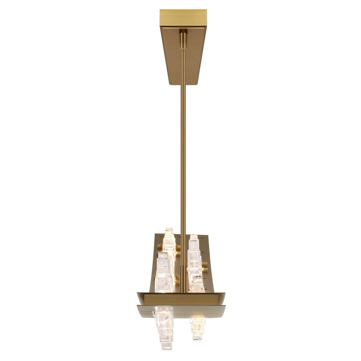 CWI Lighting - 1711P70-7-624 - LED Chandelier - Arcus - Brass