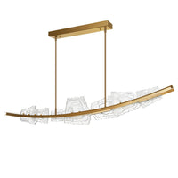 CWI Lighting - 1711P70-7-624 - LED Chandelier - Arcus - Brass