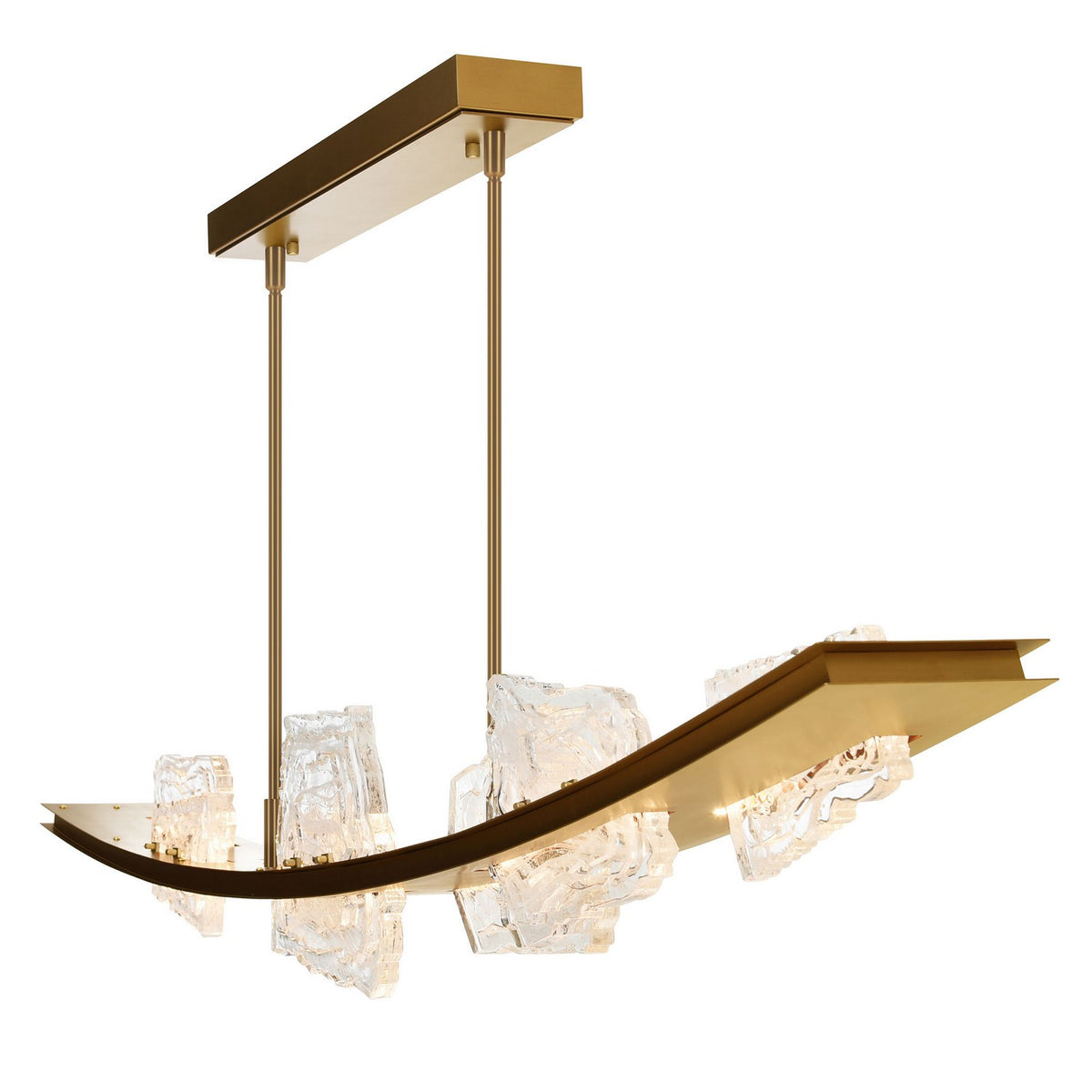 CWI Lighting - 1711P70-7-624 - LED Chandelier - Arcus - Brass