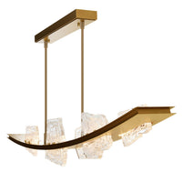 CWI Lighting - 1711P70-7-624 - LED Chandelier - Arcus - Brass