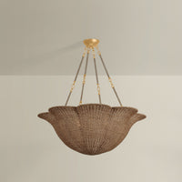 Hudson Valley - 1076-VGL - Six Light Chandelier - Ardonia - Vintage Gold Leaf