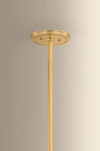 Hudson Valley - 1144-AGB - Four Light Pendant - Sunside - Aged Brass