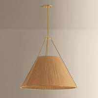 Hudson Valley - 1145-AGB - Five Light Chandelier - Sunside - Aged Brass