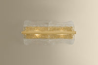 Hudson Valley - 1372-AGB - Two Light Wall Sconce - Fosterdale - Aged Brass
