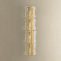Hudson Valley - 1374-AGB - Four Light Wall Sconce - Fosterdale - Aged Brass