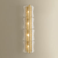 Hudson Valley - 1374-AGB - Four Light Wall Sconce - Fosterdale - Aged Brass