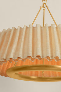 Hudson Valley - 1540-VGL - LED Chandelier - Beechford - Vintage Gold Leaf