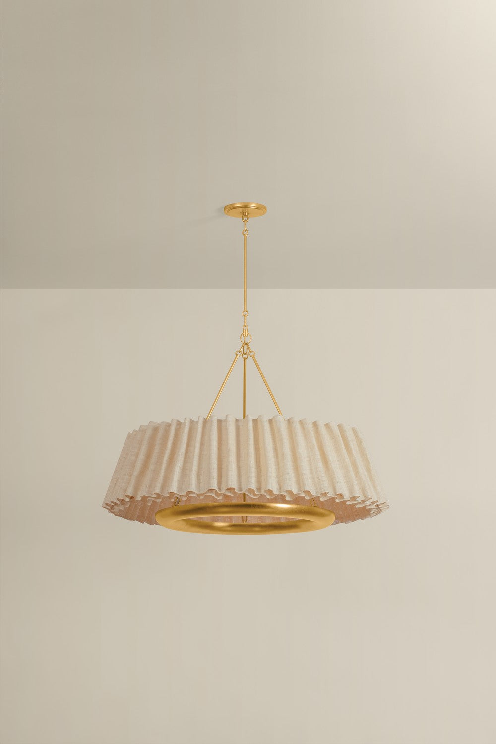 Hudson Valley - 1540-VGL - LED Chandelier - Beechford - Vintage Gold Leaf