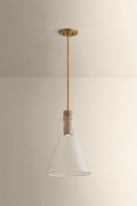 Hudson Valley - 1613-PBR - One Light Pendant - West Hill - Patina Brass