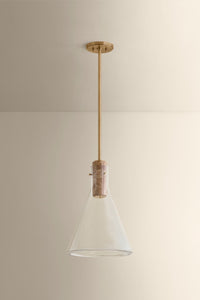 Hudson Valley - 1613-PBR - One Light Pendant - West Hill - Patina Brass