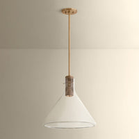 Hudson Valley - 1619-PBR - One Light Pendant - West Hill - Patina Brass