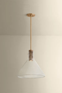 Hudson Valley - 1619-PBR - One Light Pendant - West Hill - Patina Brass