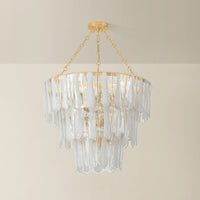 Hudson Valley - 1713-VGL - 13 Light Chandelier - Tappan - Vintage Gold Leaf