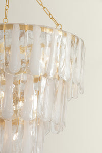Hudson Valley - 1720-VGL - 21 Light Chandelier - Tappan - Vintage Gold Leaf