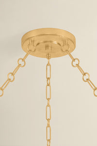 Hudson Valley - 1720-VGL - 21 Light Chandelier - Tappan - Vintage Gold Leaf