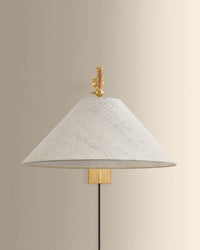 Hudson Valley - 2351-AGB - One Light Wall Sconce - Sylva - Aged Brass
