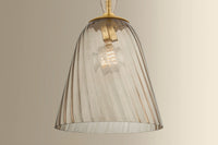 Hudson Valley - 2413-AGB - One Light Pendant - Bleecker - Aged Brass