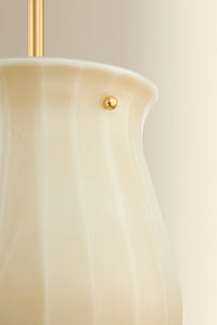 Hudson Valley - 3109-AGB - One Light Pendant - Nevins - Aged Brass
