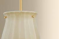 Hudson Valley - 3109-AGB - One Light Pendant - Nevins - Aged Brass