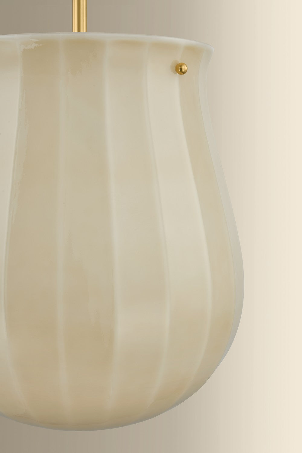Hudson Valley - 3113-AGB - One Light Pendant - Nevins - Aged Brass