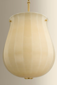 Hudson Valley - 3113-AGB - One Light Pendant - Nevins - Aged Brass
