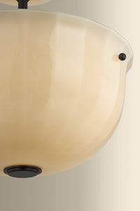 Hudson Valley - 3115-DB - One Light Semi Flush Mount - Nevins - Distressed Bronze